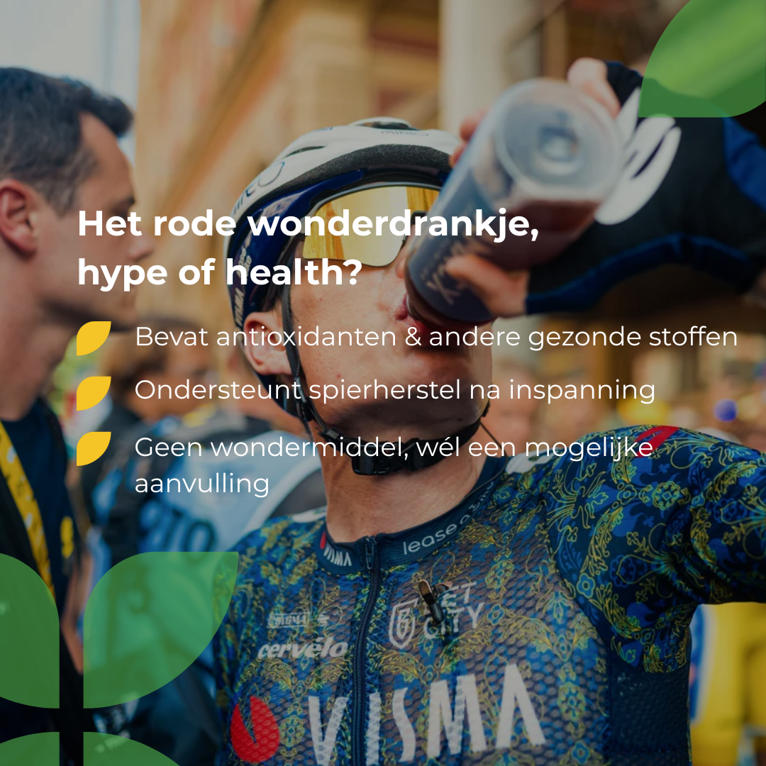 Kersensap als hersteldrank