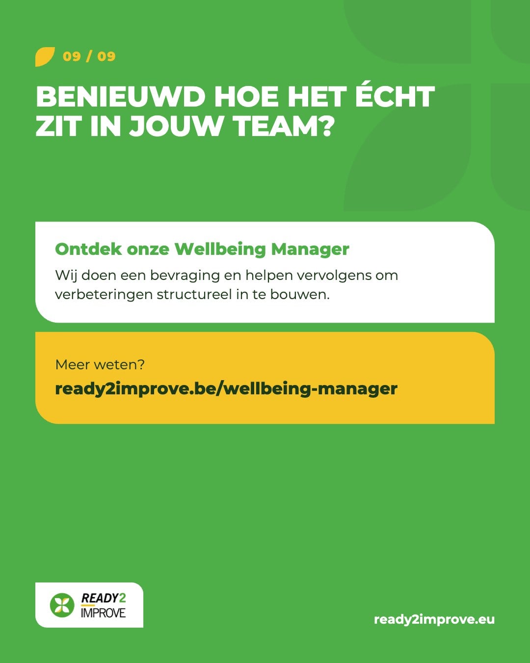 Carrousel mentaal welzijn op het werk (UGent@Work) – slide 9